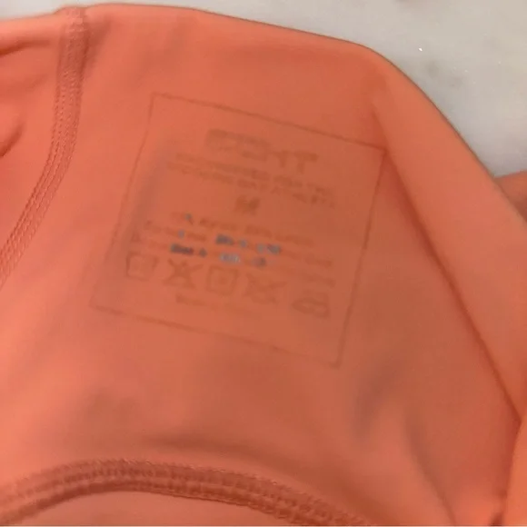 ECHT Women's Peach Shorts size medium 4” inseam high rise - Picture 6 of 7